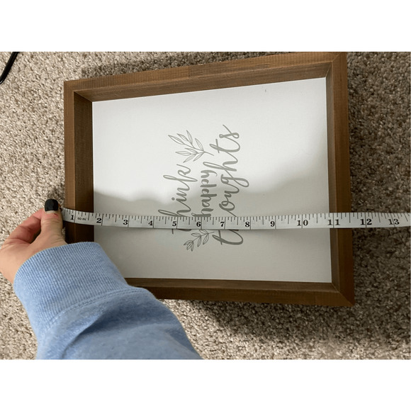 Set of 2 Hobby Lobby Positive Thoughts Positivity Home Decor Signs - Picture 6 of 9